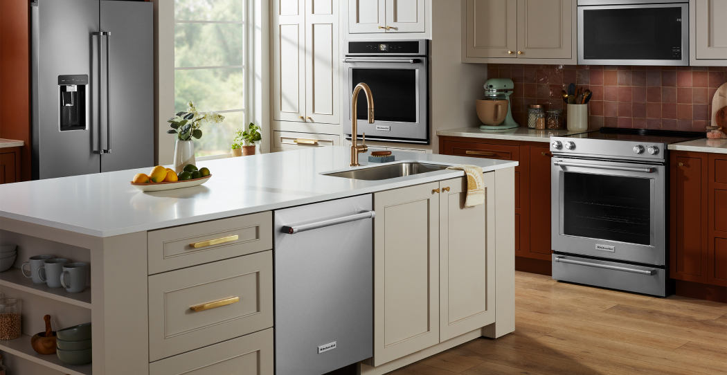 photo of a kitchen filled with Kitchen-Aid appliances